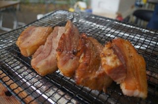 燻製中